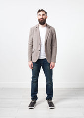 Zepo Brushed Cotton Blazer