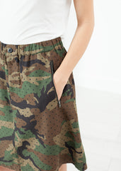 Military Skirt in Camo