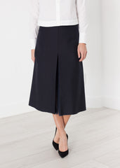 Tulle Pleat Skirt in Navy