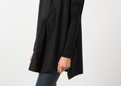 Oversized Bibbed Blouse