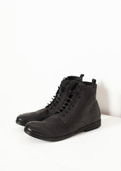 Combat Ankle Boot in Black